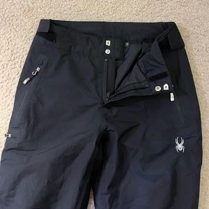 Spyder Black Gortex ski pants